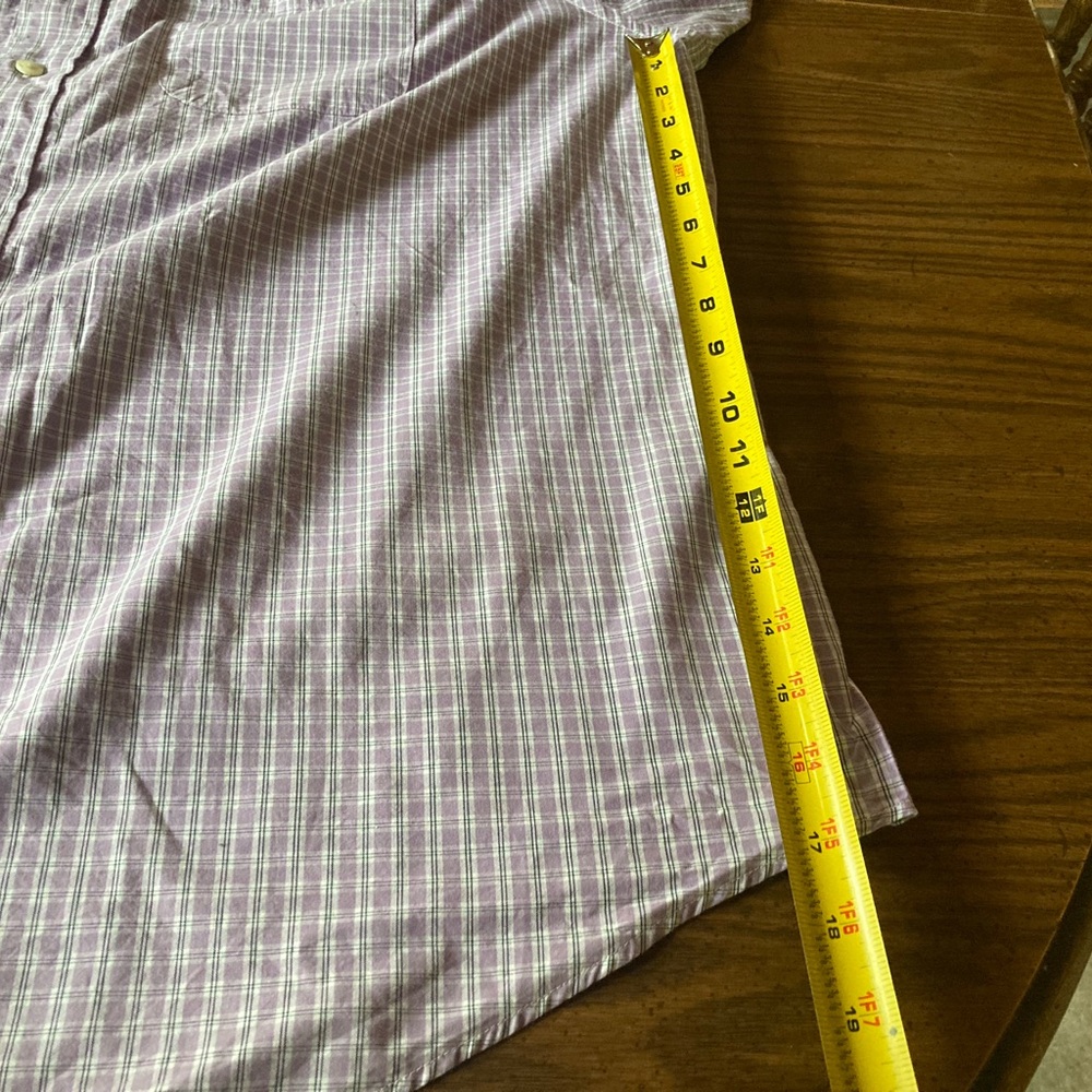 Men’s Brooks brothers, purple, white, original polo, shirt, button down front - Picture 4 of 8